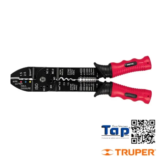 Imagen de PINZA PELACABLE 225 9" PRETUL