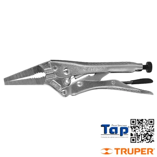 Imagen de PINZA PRESION 150 6" PTA LARGA TRUPER