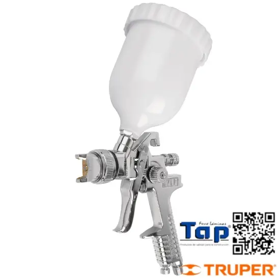 Imagen de PISTOLA P PTAR GRAVEDAD HVLP VASO PCO 1.4 MM TRUPER