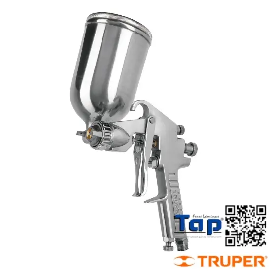 Imagen de PISTOLA P PTAR GRAVEDAD LVMP VASO ALU 1 MM TRUPER