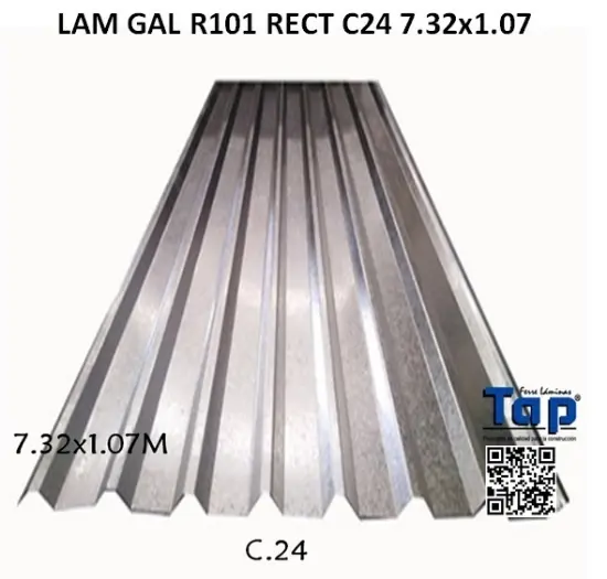 Imagen de LAM GAL R101 RECT C24 7.32x1.07