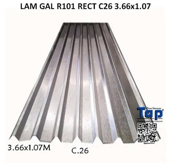 Imagen de LAM GAL R101 RECT C26 3.66x1.07