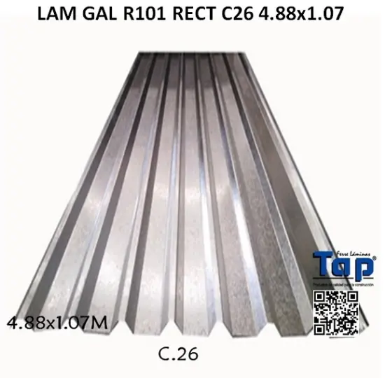 Imagen de LAM GAL R101 RECT C26 4.88x1.07