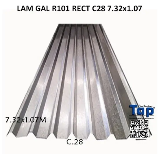 Imagen de LAM GAL R101 RECT C28 7.32x1.07