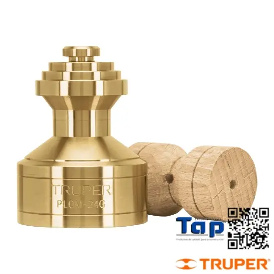 Imagen de PLOMADA LATON 24 OZ TIPO GUATEMALA TRUPER