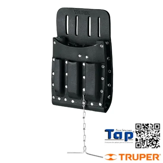 Imagen de PORTA HERRAMIENTAS CUERO C 11 COMPARTIMENTOS TRUPER