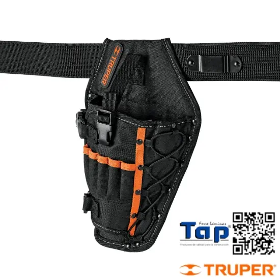 Imagen de PORTA TALADRO POLIESTER C 6 COMPARTIMENTOS TRUPER