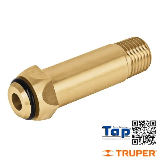 Imagen de PTA POL LATON 006 1/4"X 5 CM ROSCA C O-RING FOSET
