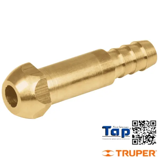 Imagen de PTA POL LATON 009 3/8"X 6 CM ESPIGA FOSET