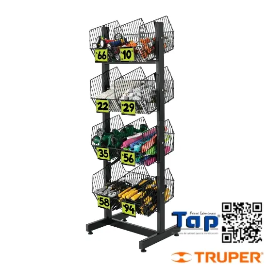 Imagen de RACK BOTADERO METALICO 4 NIVELES TRUPER