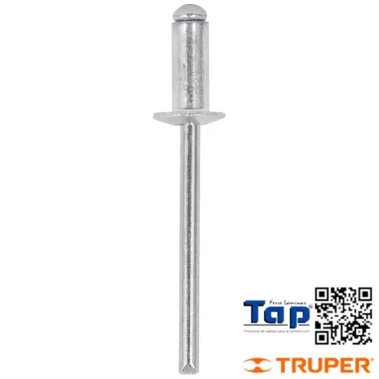 Imagen de REMACHES 004 3/16"X003 1/8" ALU ALA 009 3/8" BOL 50