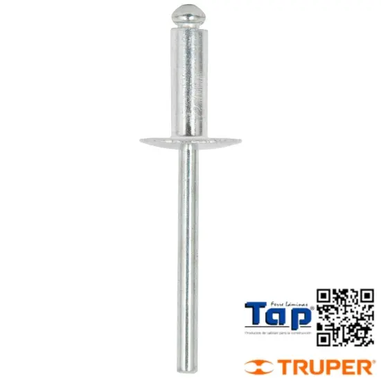 Imagen de REMACHES 004 3/16"X009 3/8" ALU ALA 17/32" BOL 50