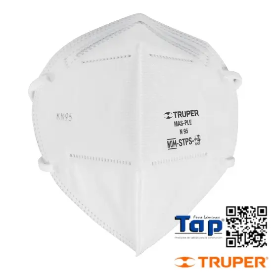 Imagen de RESPIRADOR PLEGABLE N95 P POLVOS Y PARTICULAS TRUPER