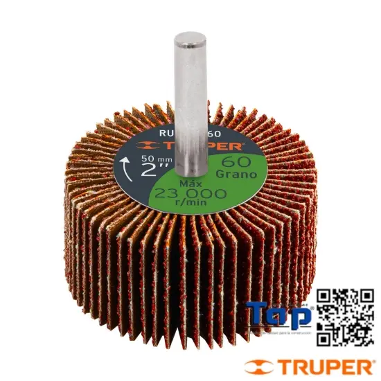 Imagen de RUEDA FLAP 050 2" GRANO  60 TRUPER