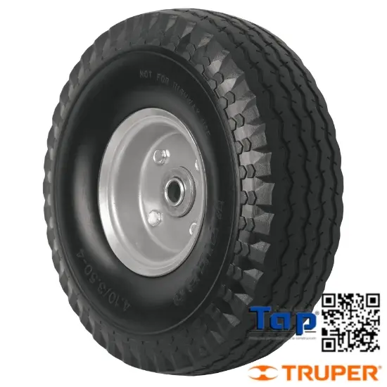Imagen de RUEDA IMPONCHABLE 250 10" P EJE LATERAL TRUPER