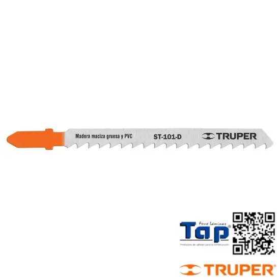 Imagen de SEGUETAS  6 DPP ZANCO "T" CORTE RECTO MAD BLISTER C 5