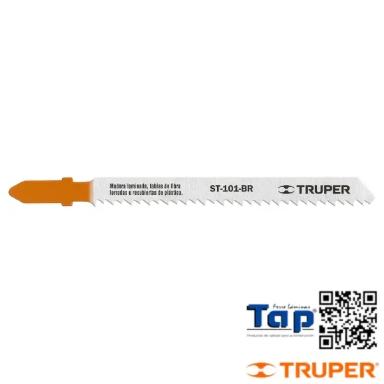 Imagen de SEGUETAS 10 DPP ZANCO "T" CORTE RECTO TRIPLAY BLISTER C 5