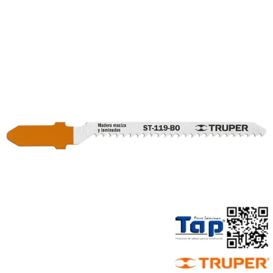 Imagen de SEGUETAS 12 DPP ZANCO "T" CORTE CURVO MAD BLISTER C 5