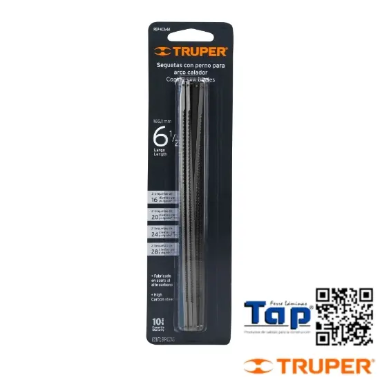 Imagen de SEGUETAS REP P ACA-6X TRUPER BLISTER C 8