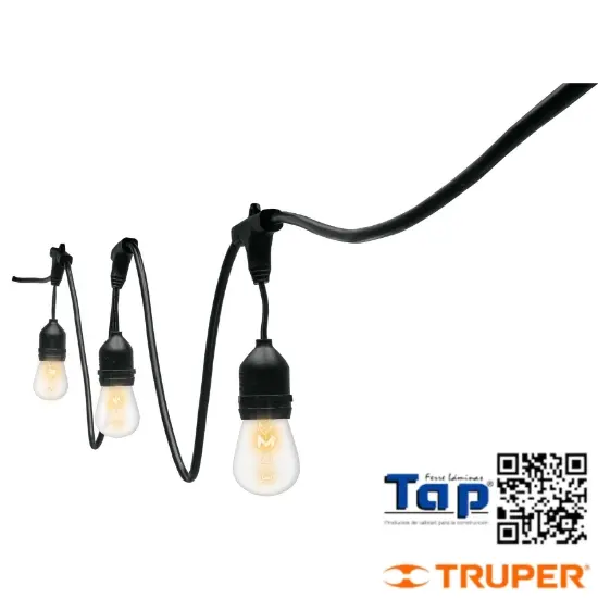 Imagen de SERIE  7.3 M C 12 LUCES INCANDESCENTES P EXTERIOR