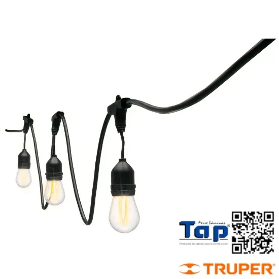 Imagen de SERIE  7.3 M C 12 LUCES LED P EXTERIOR VOLTECK