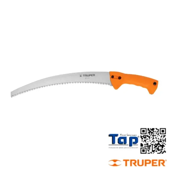 Imagen de SERRUCHO PODA 350 14" HOJA CURVA 6 DPP MANGO PCO TRUPER
