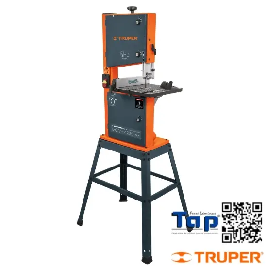 Imagen de SIERRA CINTA 250 10" 250 W (1/3 HP) TRUPER
