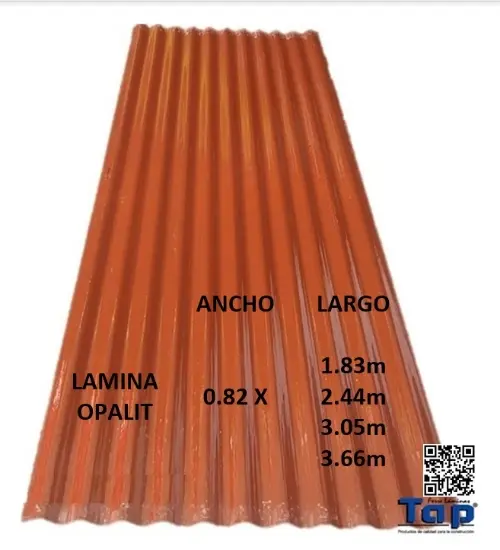 Imagen de LAMINA OPALIT 0.82m