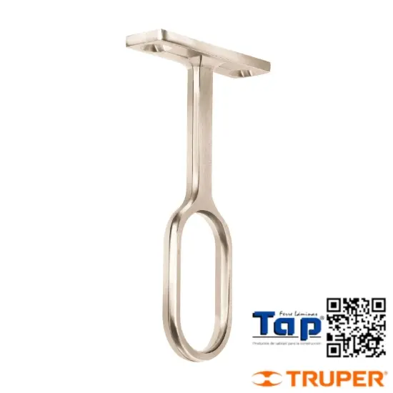 Imagen de SOPORTE CENTRAL P TUBO OVALADO DE CLOSET HERMEX