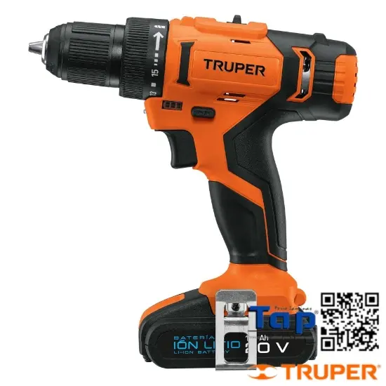 Imagen de TALADRO NEUMATICO REVERSIBLE 013 1/2" TRUPER