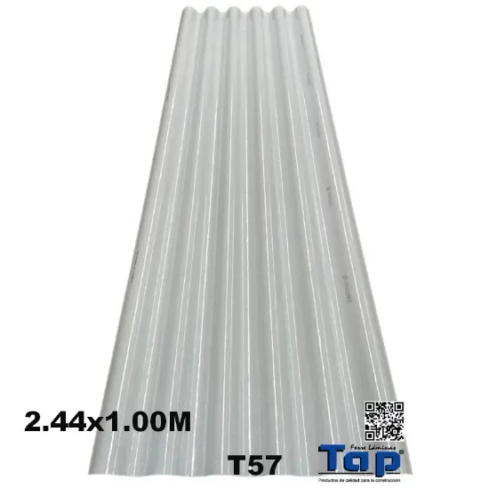 Imagen de LAM PCO T FIB 2.44x1.00 BCO FRIO T57