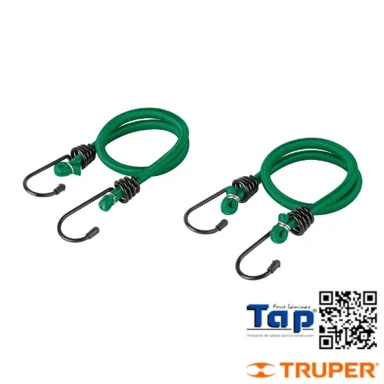 Imagen de TENSORES ELASTICOS VERDE 45 CM PRETUL BOL 2