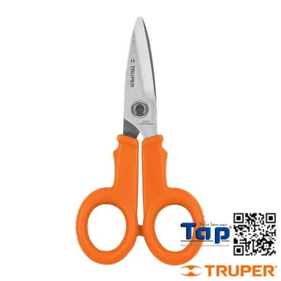 Imagen de TIJERA 137 5-1/2" ACERO INOXIDABLE P ELECTRICISTA TRUPER