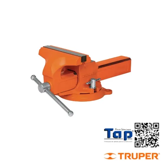 Imagen de TORNILLO DE BANCO T EUROPEO HIERRO NODULAR 100 4" TRUPER