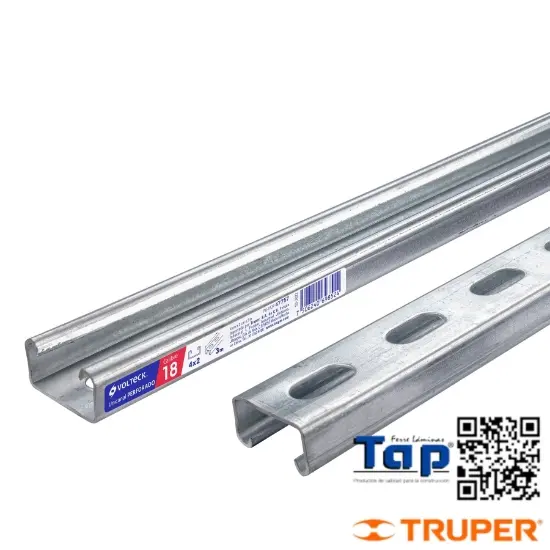 Imagen de UNICAL PERFIL PERFORADO 3 M 4X2CM CALIBRE 18 VOLTECK
