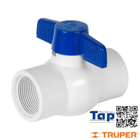 Imagen de VALVULA ESFERA PVC 031 1-1/4" ROSCABLE FOSET