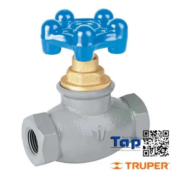 Imagen de VALVULA GLOBO HIERRO P GAS LP 013 1/2" FOSET