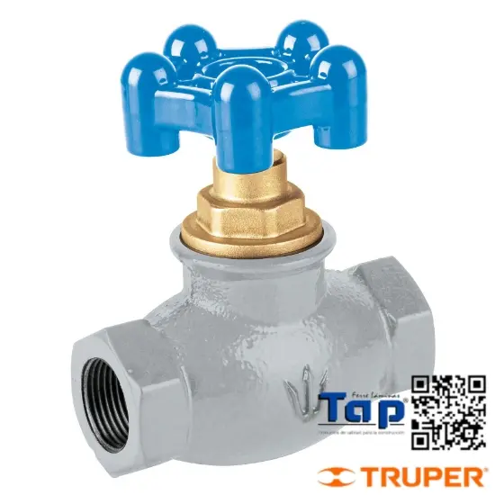 Imagen de VALVULA GLOBO HIERRO P GAS LP 019 3/4" FOSET