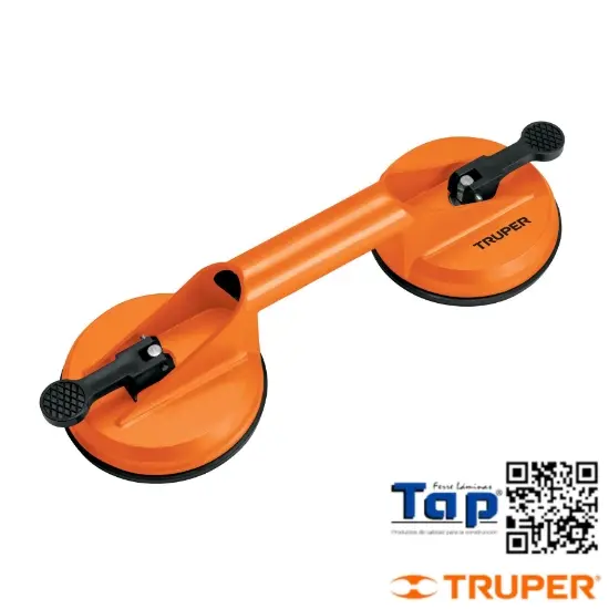 Imagen de VENTOSA ALU P VIDRIO 2 COPAS SUCCION TRUPER