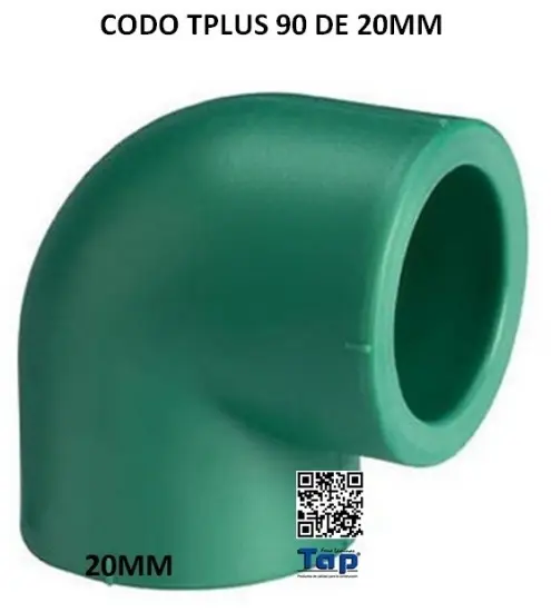 Imagen de CODO TPLUS 90 DE 20MM