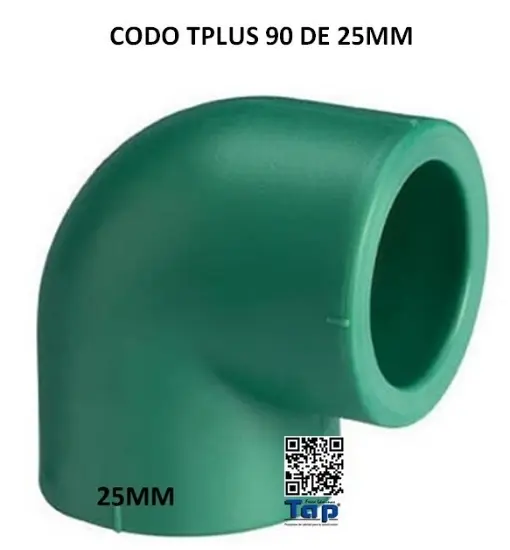 Imagen de CODO TPLUS 90 DE 25MM