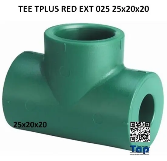 Imagen de TEE TPLUS RED EXT 025 25x20x20