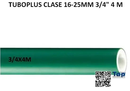 Imagen de TUBOPLUS CLASE 16-25MM 3/4" 4 M