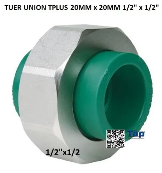 Imagen de TUER UNION TPLUS 20MM x 20MM 1/2" x 1/2"