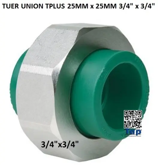 Imagen de TUER UNION TPLUS 25MM x 25MM 3/4" x 3/4"