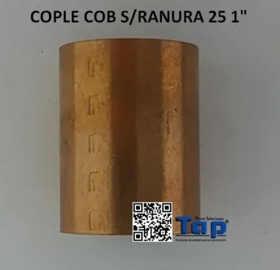 Imagen de COPLE COB S/RANURA 25 1"