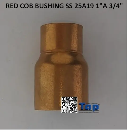 Imagen de RED COB BUSHING SS 25A19 1"A 3/4"