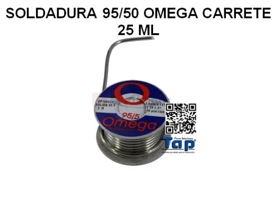 Imagen de SOLDADURA 95/50 OMEGA CARRETE 25 ML