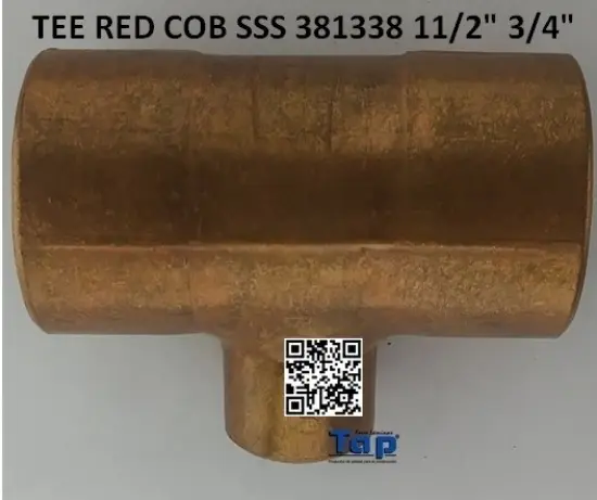 Imagen de TEE RED COB SSS 381338 11/2" 3/4"