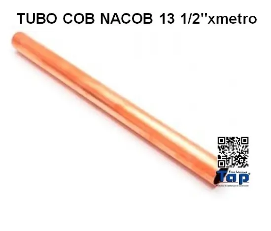 Imagen de TUBO COB NACOB 13 1/2"xmetro